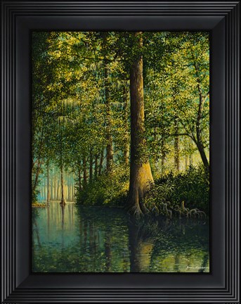 Framed Peaceful River Print