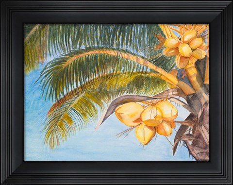 Framed Coconut Palm Trees Print