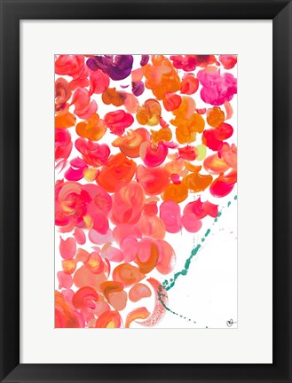 Framed Dot Garden II Print