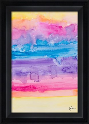 Framed Color Party I Print