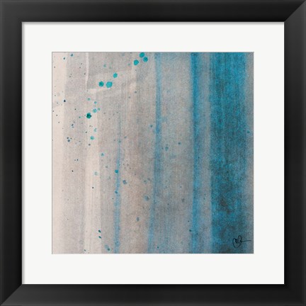 Framed Rainfall Square Print