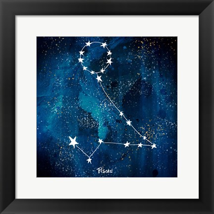 Framed Pisces Print