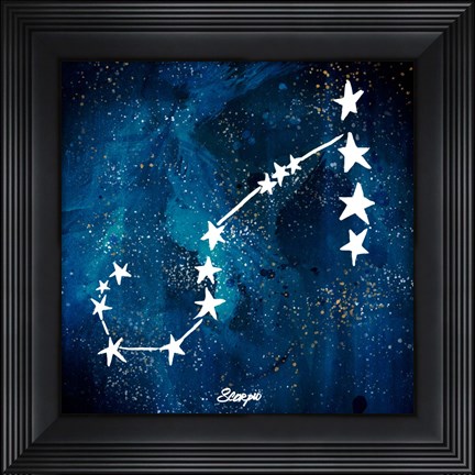Framed Scorpio Print