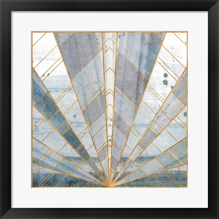 Framed Deco Square II Print