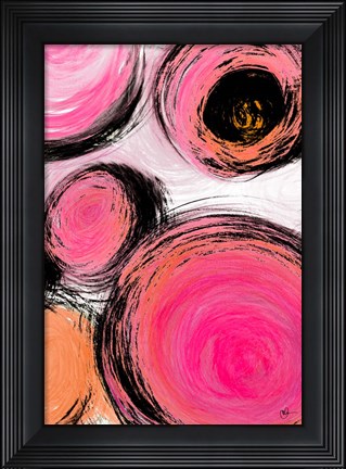Framed Contempo Bubbles Print