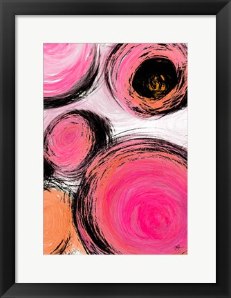 Framed Contempo Bubbles Print