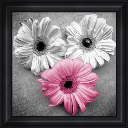 Framed Tropical Floral Bunch I Print