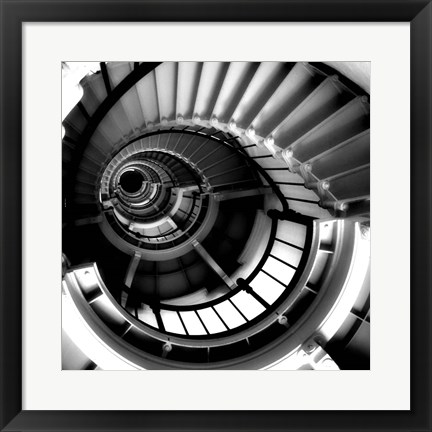 Framed Spiral Staircase Print