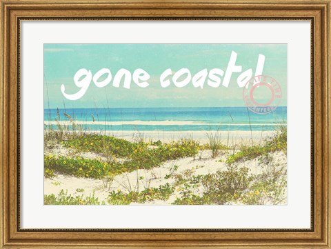 Framed Gone Coastal Print