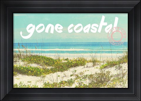 Framed Gone Coastal Print