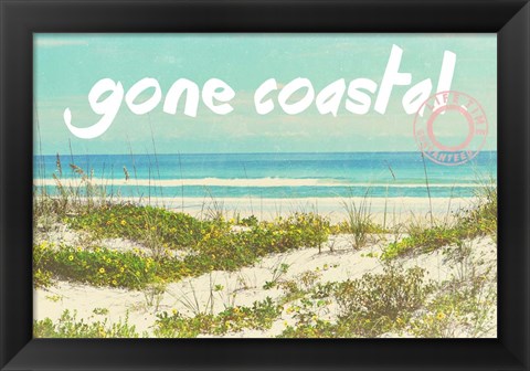 Framed Gone Coastal Print