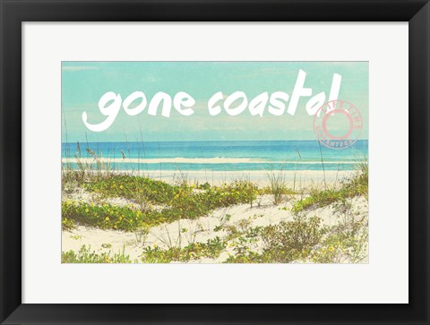 Framed Gone Coastal Print