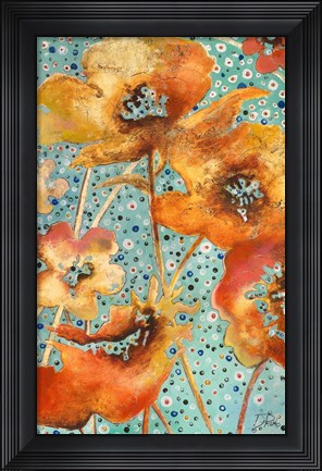 Framed Giardino Dorato I Print
