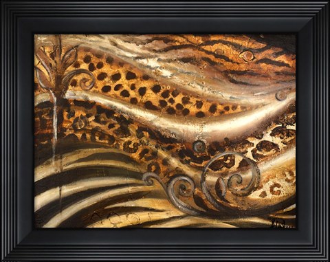 Framed African Touch I Print