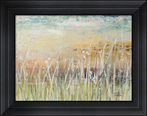 Framed Muted Grass Print