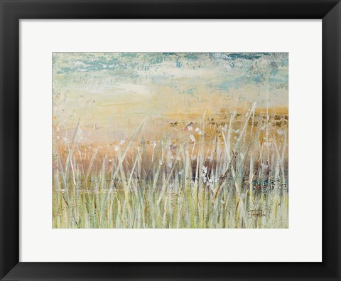 Framed Muted Grass Print