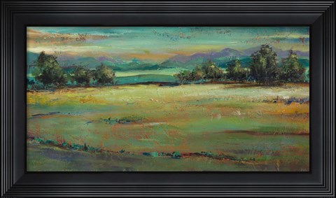 Framed Green Forest Print
