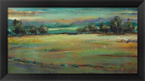 Framed Green Forest Print