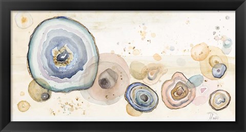 Framed Agates Flying Watercolor Print