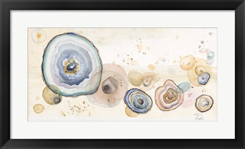 Framed Agates Flying Watercolor Print