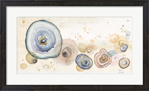 Framed Agates Flying Watercolor Print