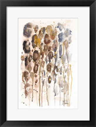 Framed Watercolor Animal Skin I Print