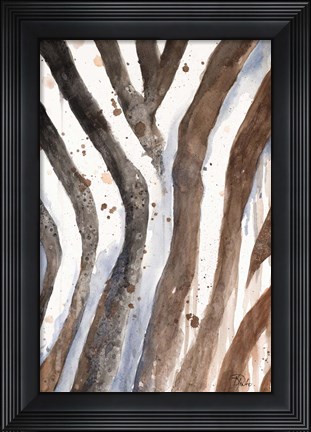 Framed Watercolor Animal Skin II Print
