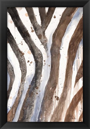 Framed Watercolor Animal Skin II Print