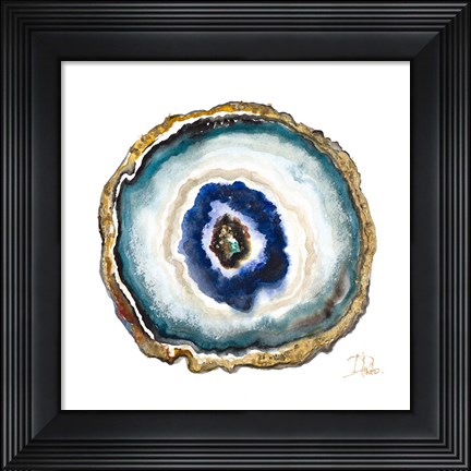 Framed Agate Watercolor II Print