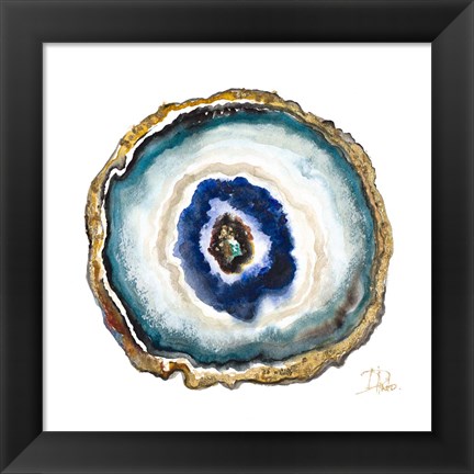 Framed Agate Watercolor II Print