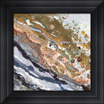 Framed Turbulence Square II Print