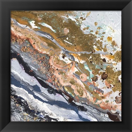 Framed Turbulence Square II Print