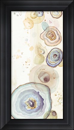Framed Tall Agates Flying Watercolor Print