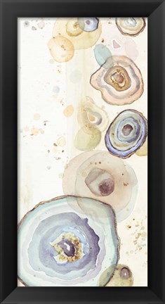 Framed Tall Agates Flying Watercolor Print