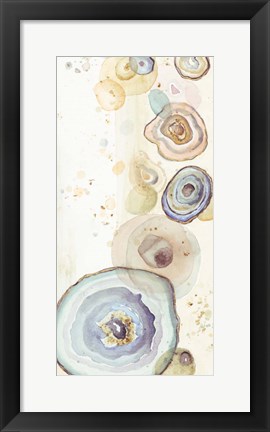 Framed Tall Agates Flying Watercolor Print