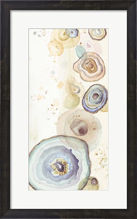 Framed Tall Agates Flying Watercolor Print