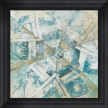 Framed Beach Umbrella Abstract II Print