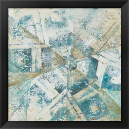 Framed Beach Umbrella Abstract II Print