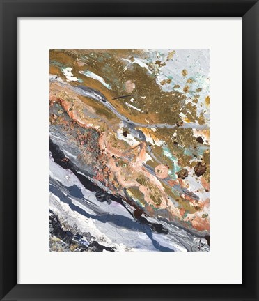 Framed Turbulence Rectangle II Print