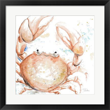 Framed Water Crab Print