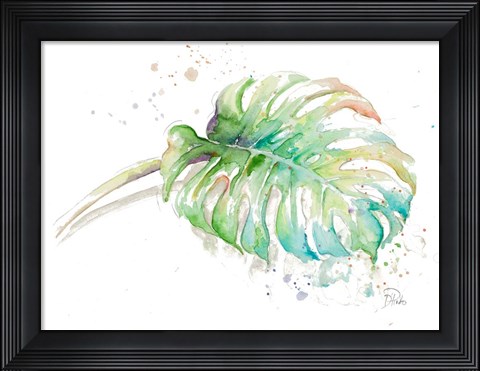 Framed Tropical Monstera Print