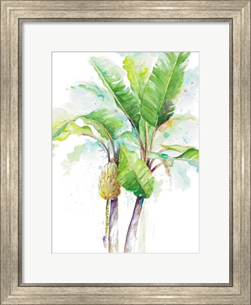 Framed Watercolor Banana Plantain Print
