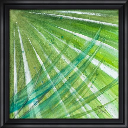 Framed Palm Greens I Print