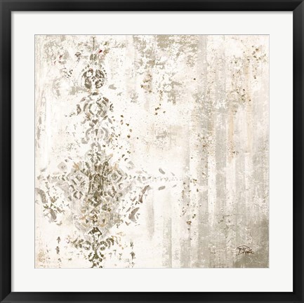 Framed Worn Out Neutral Print