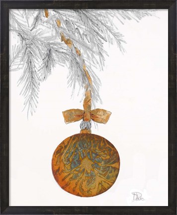 Framed Retro Ornament Print