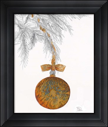 Framed Retro Ornament Print