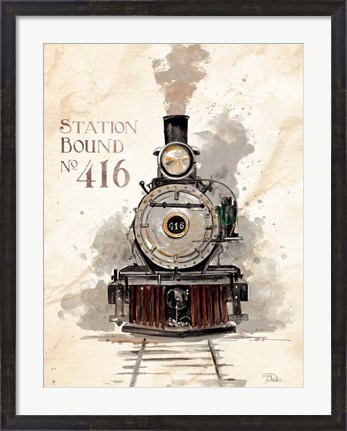 Framed Station Bound No.416 Print