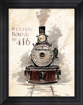 Framed Station Bound No.416 Print