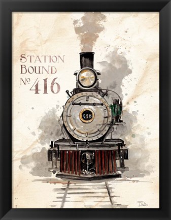 Framed Station Bound No.416 Print