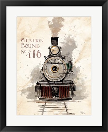 Framed Station Bound No.416 Print